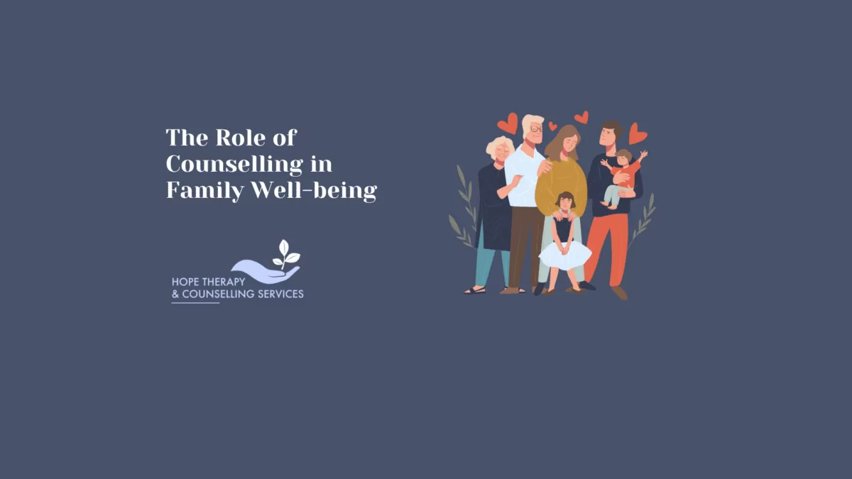 the role of counselling in family well being