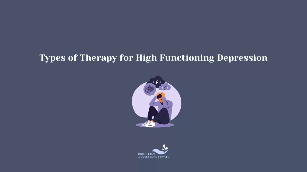 types of therapy for high functioning depression