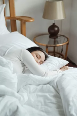 sleeping woman