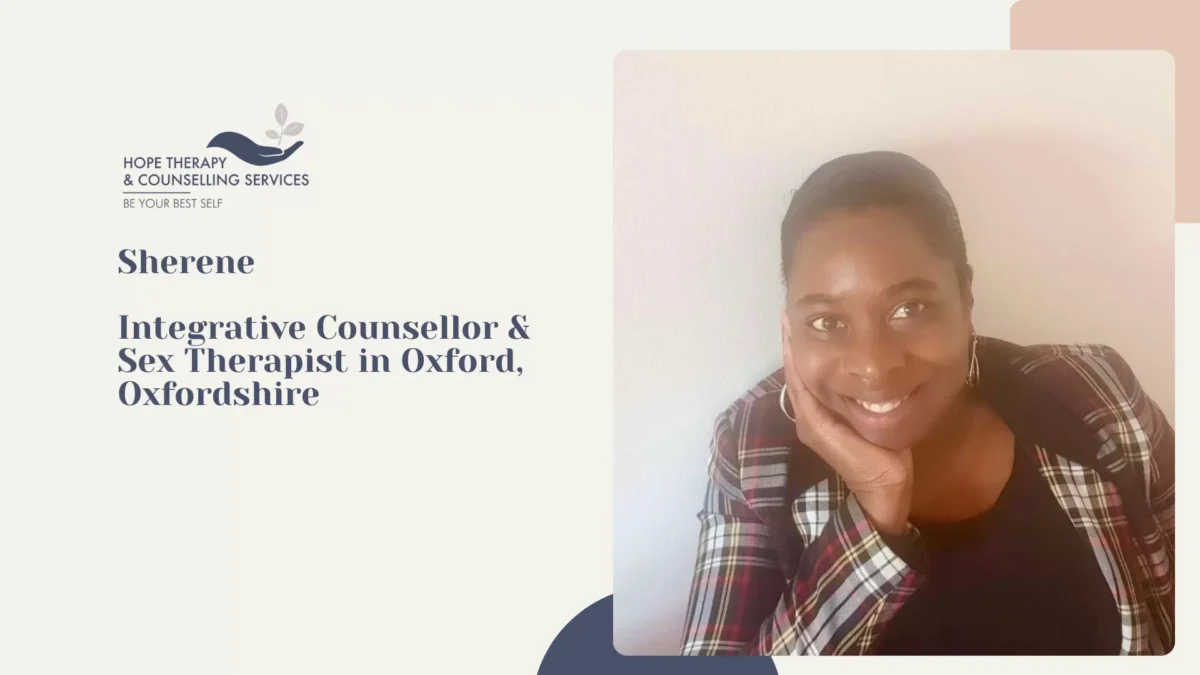 Sherene — Integrative Counsellor & Sex Therapist in Oxford, Oxfordshire