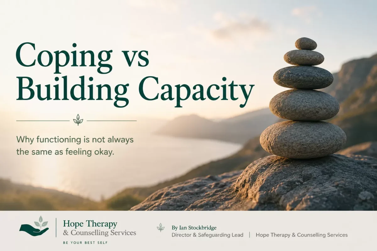 the difference between coping and building capacit