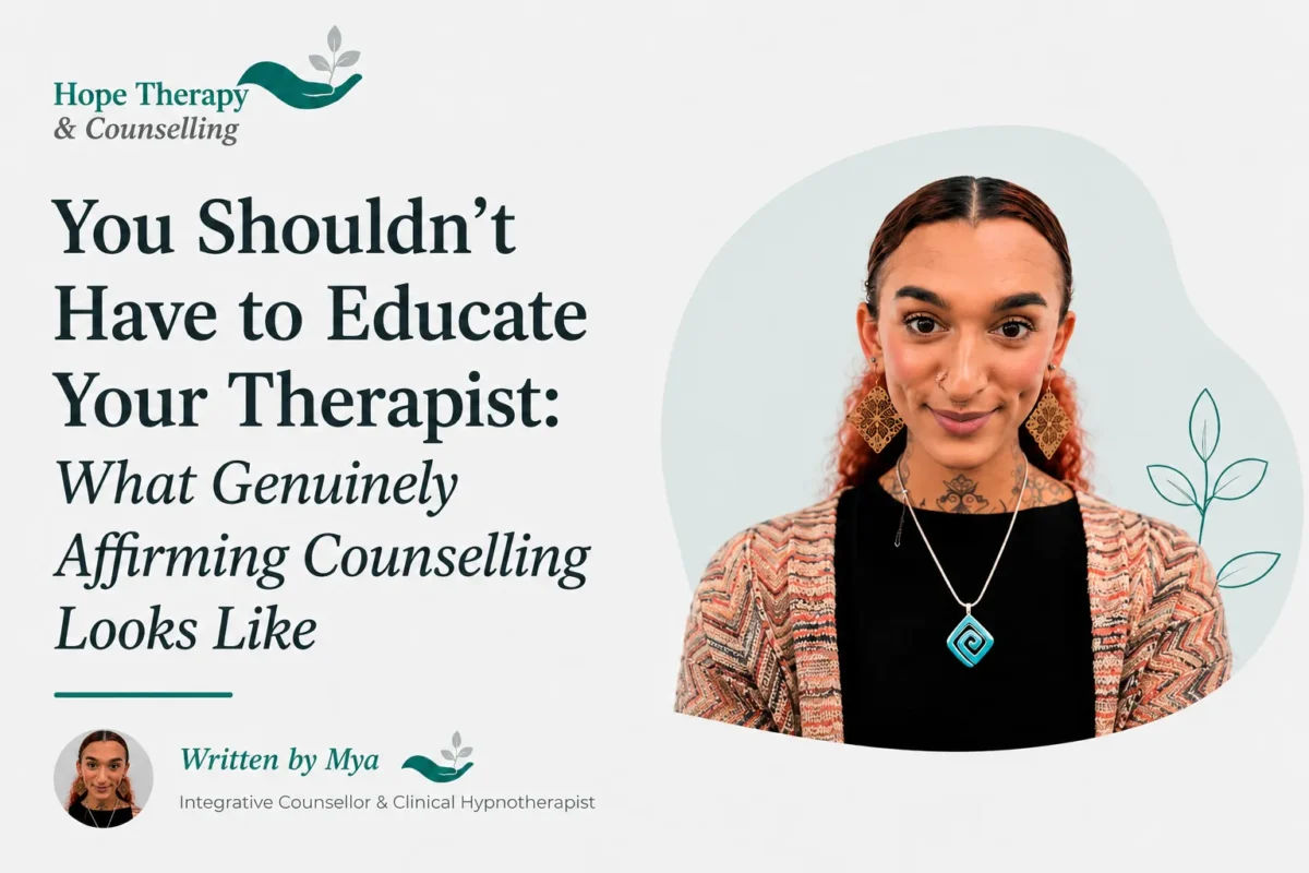 you shouldnt have to educate your therapist