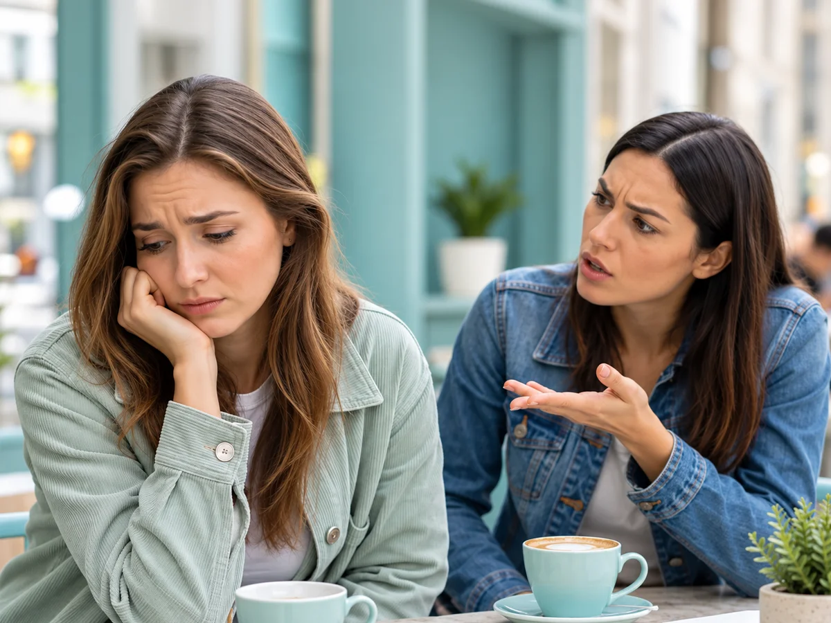 woman in a toxic friendship with friend