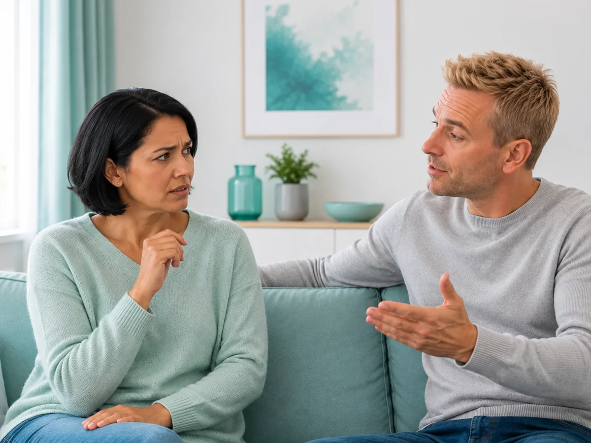 woman in narcissistic relationship being emotionally manipulated by partner